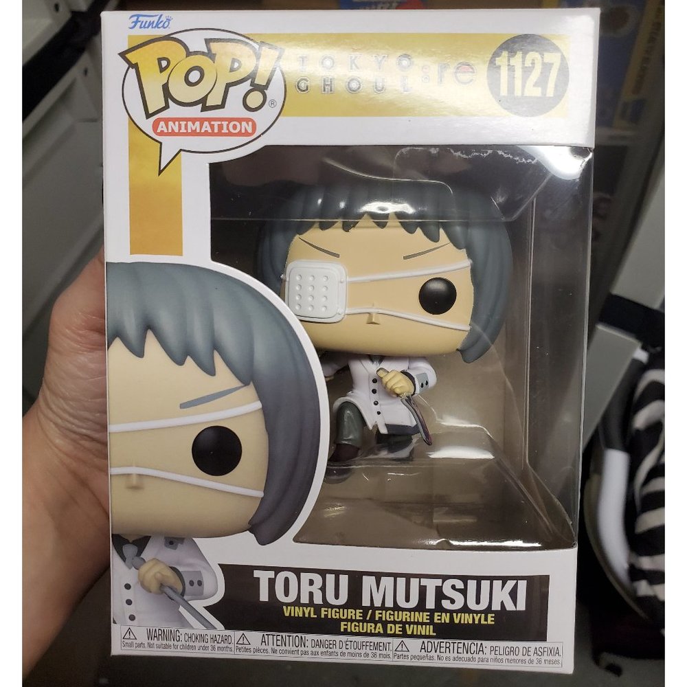 Funko Pop Rocks Tokyo Ghoul:Re Toru Mutsuki (#1127)(Eye Patch) New - Pop IS Mint